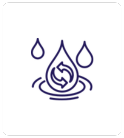 Icon representing 886 water treatment projects completed by Ecovive